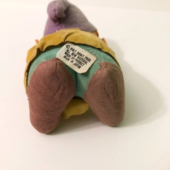 Vtg 1967 Gund Gunderful Creation Disney Snow White Dwarf Dopey  Japan - Picture 7 of 13
